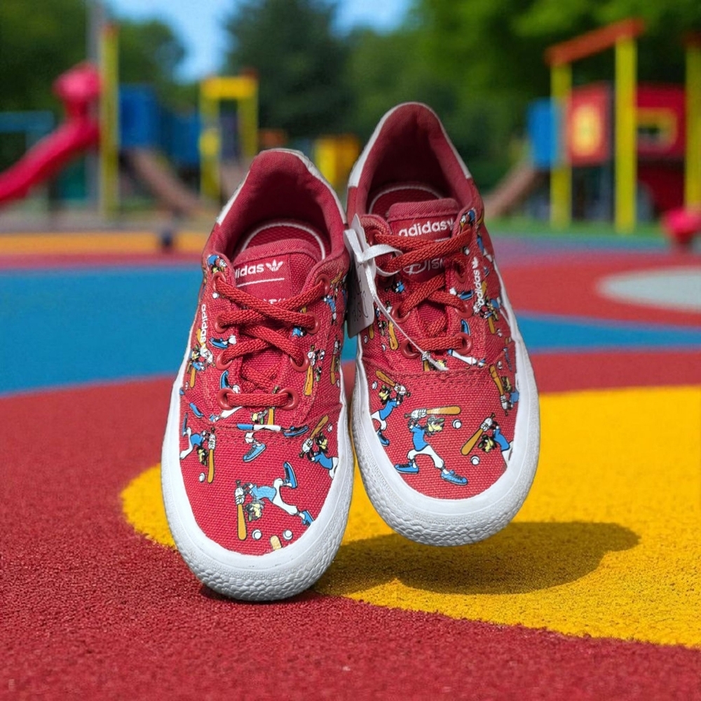 Toddler Sz 8 Baseball Disney Goofy Adidas Shoes